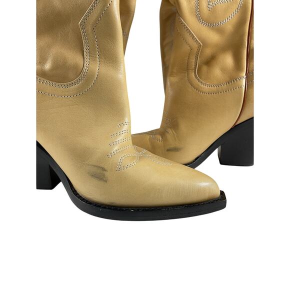 Isabel Marant Western Natural Larli Boots Size EU 37 / US 7 - Picture 8 of 15